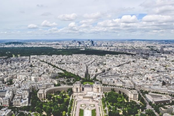 Paris, vue en hauteur depuis la Tour Eiffel