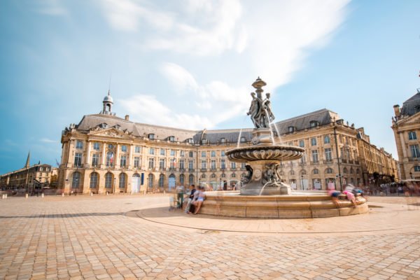 Place de la Bourse in Bordeaux, one of the city’s most iconic landmarks